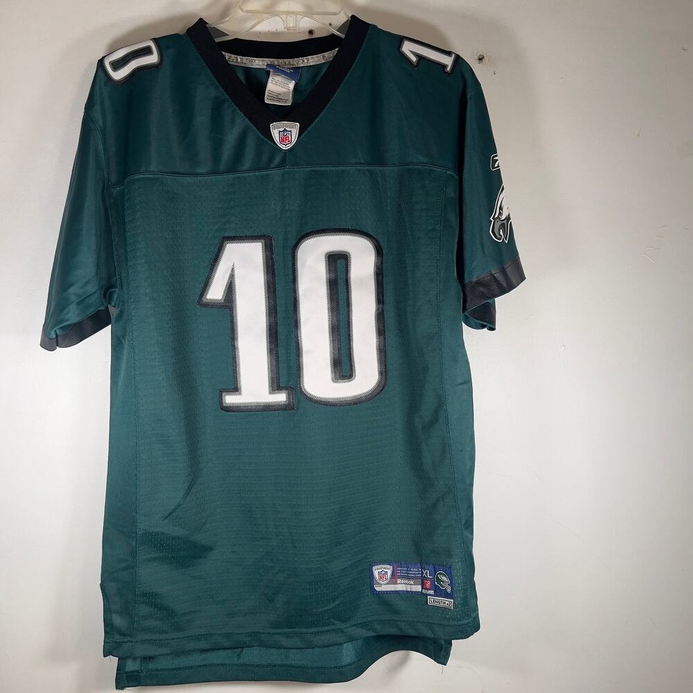 DeSean Jackson Philadelphia Eagles Jersey Youth XL Reebok Stitched #10 Green